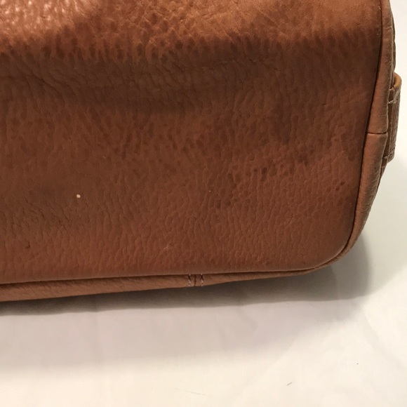 Fossil Satchel Leather Bag Brown/ Tan - Picture 5 of 8
